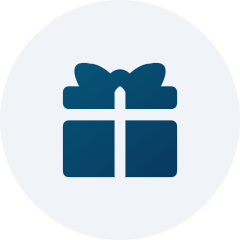 Earn points for every transaction and exchange them for a variety of great prizes!